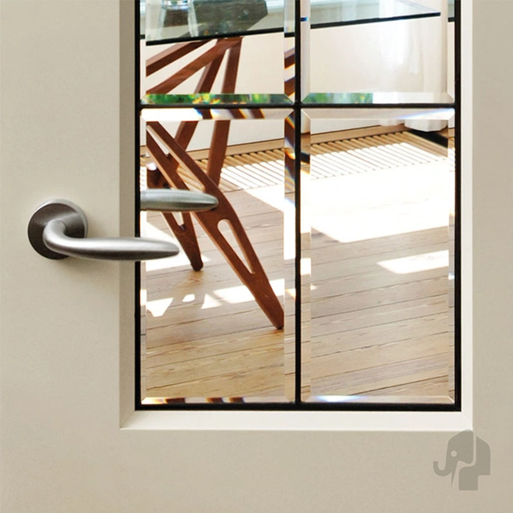 Binnendeur Austria Colour Lux Plus Rouen met geplaatst Glas-in-lood Udine